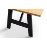 Julian Bowen Hockley Table Black/Oak HOC001