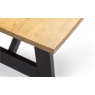 Julian Bowen Hockley Table Black/Oak HOC001