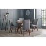 Julian Bowen Huxley Chenille Dining Chair Dusk Grey HUX002