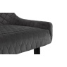 Julian Bowen Luxe High Back Bench - Grey LUX301