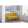 Julian Bowen Luxe High Back Bench - Mustard LUX303