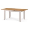 Julian Bowen Richmond Extending Dining Table - Elephant Grey/Pale Oak RIC201