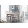 Julian Bowen Richmond Extending Dining Table - Elephant Grey/Pale Oak RIC201