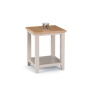 Julian Bowen Richmond Lamp Table - Elephant Grey/Pale Oak RIC204