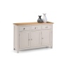 Julian Bowen Richmond Sideboard - Elephant Grey/Pale Oak RIC208