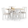 Julian Bowen Rufford 2-Tone Dining Table Ivory/Natural RUF201