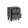 Julian Bowen Chloe 2 Drawer Bedside CHL002