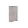 Julian Bowen Jupiter 2 Door Wardrobe - Grey Oak JUP306