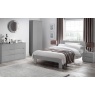 Julian Bowen Manhattan 2 Drawer Bedside - Grey MAN801