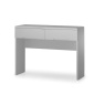 Julian Bowen Manhattan Dressing Table With 2 Drawers - Grey MAN809