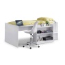 Julian Bowen Neptune Midsleeper With Desk - White NEP001