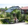 Vitavia Jupiter Powder Coated Black Frame Greenhouse