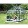 Vitavia Saturn Powder Coated Green Frame Greenhouse