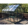 Vitavia Saturn Powder Coated Green Frame Greenhouse