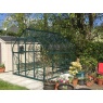 Vitavia Saturn Powder Coated Green Frame Greenhouse