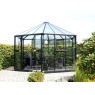 Vitavia Hera 9000 Black Frame 12' x 11' Hexagonal Greenhouse