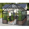 Vitavia Cassandra Black Frame Dwarf Wall Greenhouse