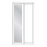 Wiemann Cambridge 2 Door 1 Mirror Left Wardrobe