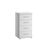 Wiemann Cambridge 4 Drawer Narrow Chest White