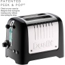 Dualit 26205 Lite 2 Slot Toaster - Gloss Black