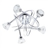 BHS Marianne Flush Ceiling 5 Light Chrome