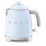 Smeg 50's Style Mini Kettle KLF05PBUK - Pastel Blue