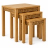 Daro Daro Alexandra Nest Of 3 Tables Natural Wash