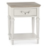 Montreal Grey Washed Oak & Soft Grey Nightstand