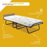Jay-Be Supreme Automatic Folding Bed With Micro e-Pocket Sprung Mattress - Single