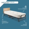 Jay-Be Crown Premier Folding Bed with Deep Sprung Mattress - Single