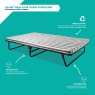 Jay-Be Value Folding Bed With Rebound e-Fibre Mattress - Small Double