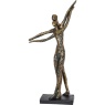 Libra Celebrating Bronze Resin Standing Couple Sculpture