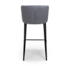 Malibu Barstool Grey Velvet