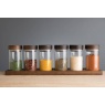 Artisan Street 6 Spice Jars With Board