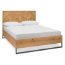 Vaughan Chevron Oak Panel Bedstead