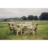 Churnet Valley Churnet Valley Ergo 6 Seat Table Set - 2 x Chairs & 2 x Benches