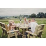 Churnet Valley Churnet Valley Ergo 6 Seat Table Set - 2 x Chairs & 2 x Benches