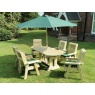 Churnet Valley Ergo 6 Seat Table Set - 6 x Chairs