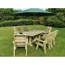 Churnet Valley Ergo 6 Seat Table Set - 6 x Chairs