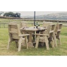 Churnet Valley Churnet Valley Ergo 6 Seat Table Set - 6 x Chairs