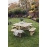 Churnet Valley Churnet Valley Westwood Square 8 Seater Picnic Table