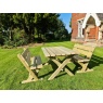 Churnet Valley Ashcombe Table Set 4 Seater