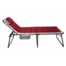 Quest Leisure Bordeaux Pro Lounge Bed With Side Table