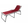 Quest Leisure Bordeaux Pro Lounge Bed With Side Table