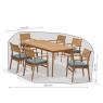 Lifestyle Garden 6 Seater Dining Set Cover