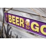 La Hacienda Beer To Go Garden Sign