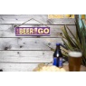 La Hacienda Beer To Go Garden Sign