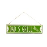 La Hacienda Dad's Grill Garden Sign