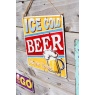 La Hacienda Ice Cold Beer Garden Sign