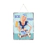 La Hacienda Corrugated Ice Cold Beer Garden Sign